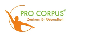 Orangenes Logo vom Pro Corpus - Zentrum für Gesundheit